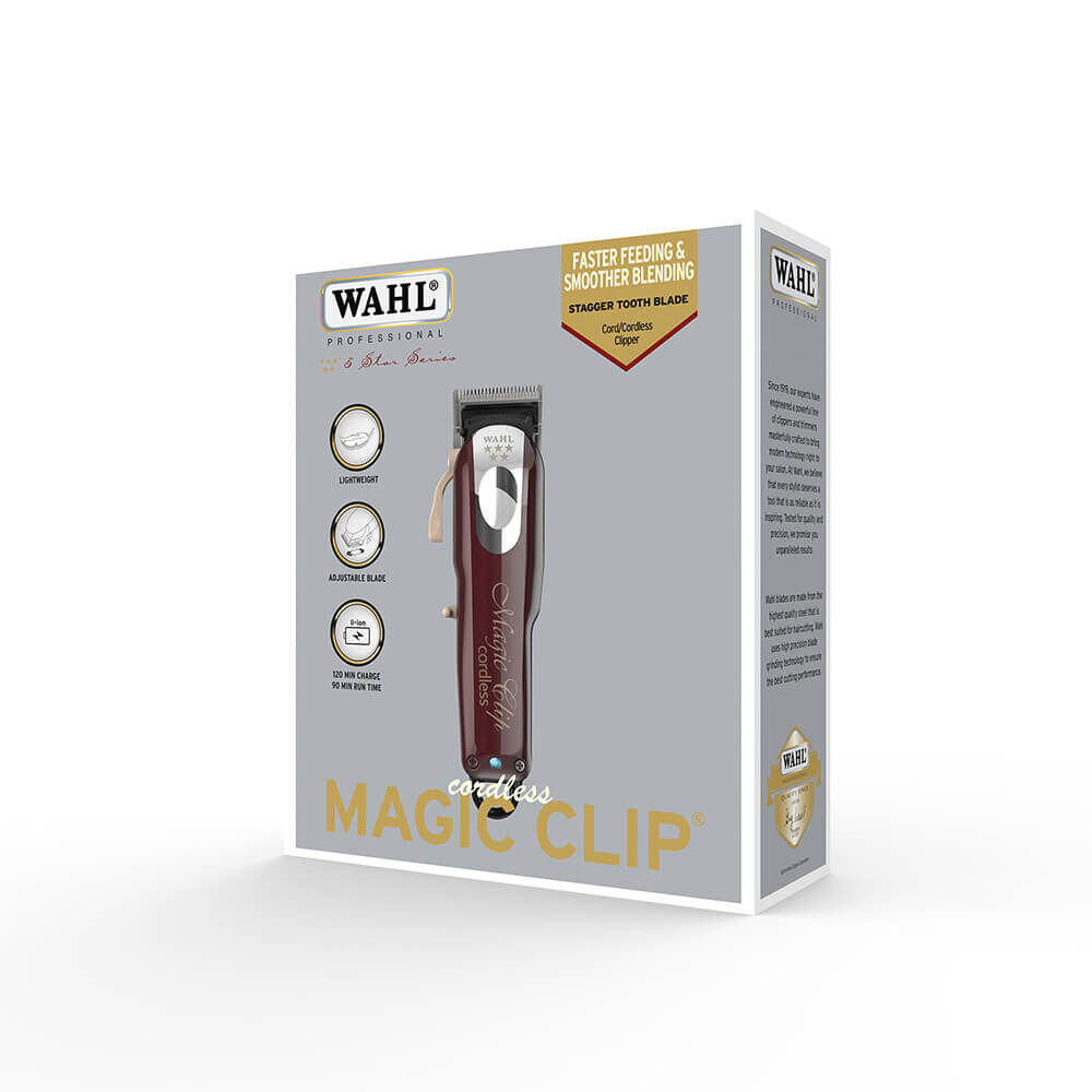 WAHL 5 Star Magic Clip Cordless Hair Clipper Salon Services