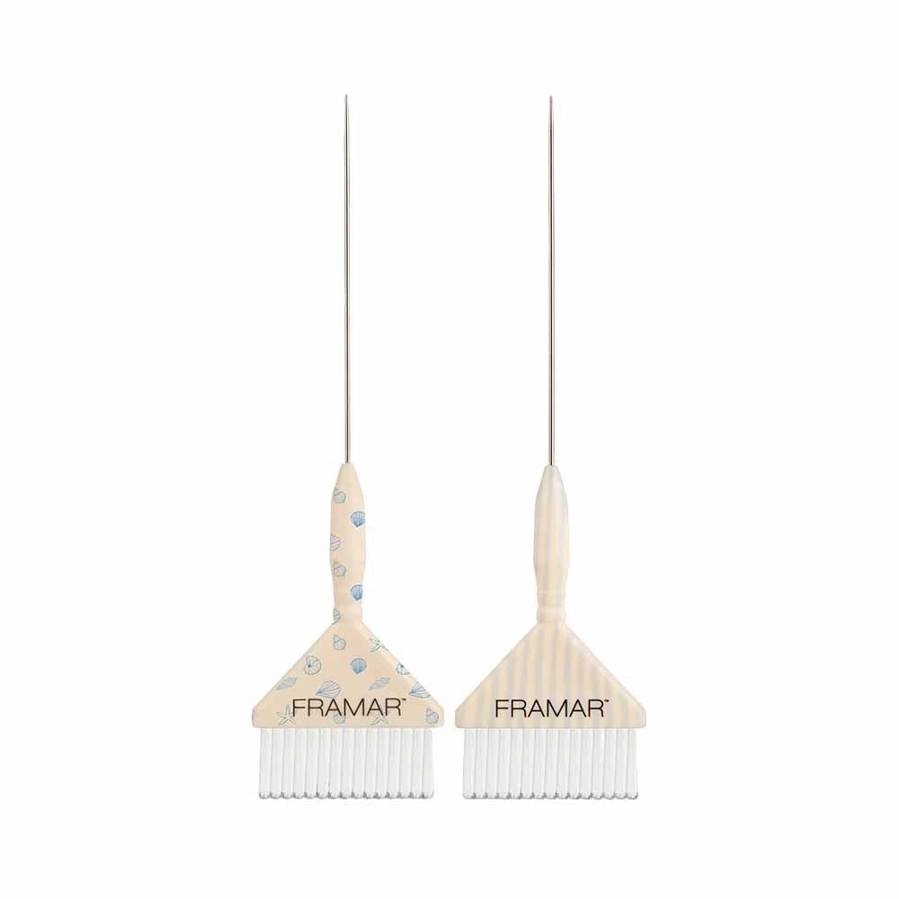Framar Beach Bum Big Daddy PinTail Brush set, Pack of 2