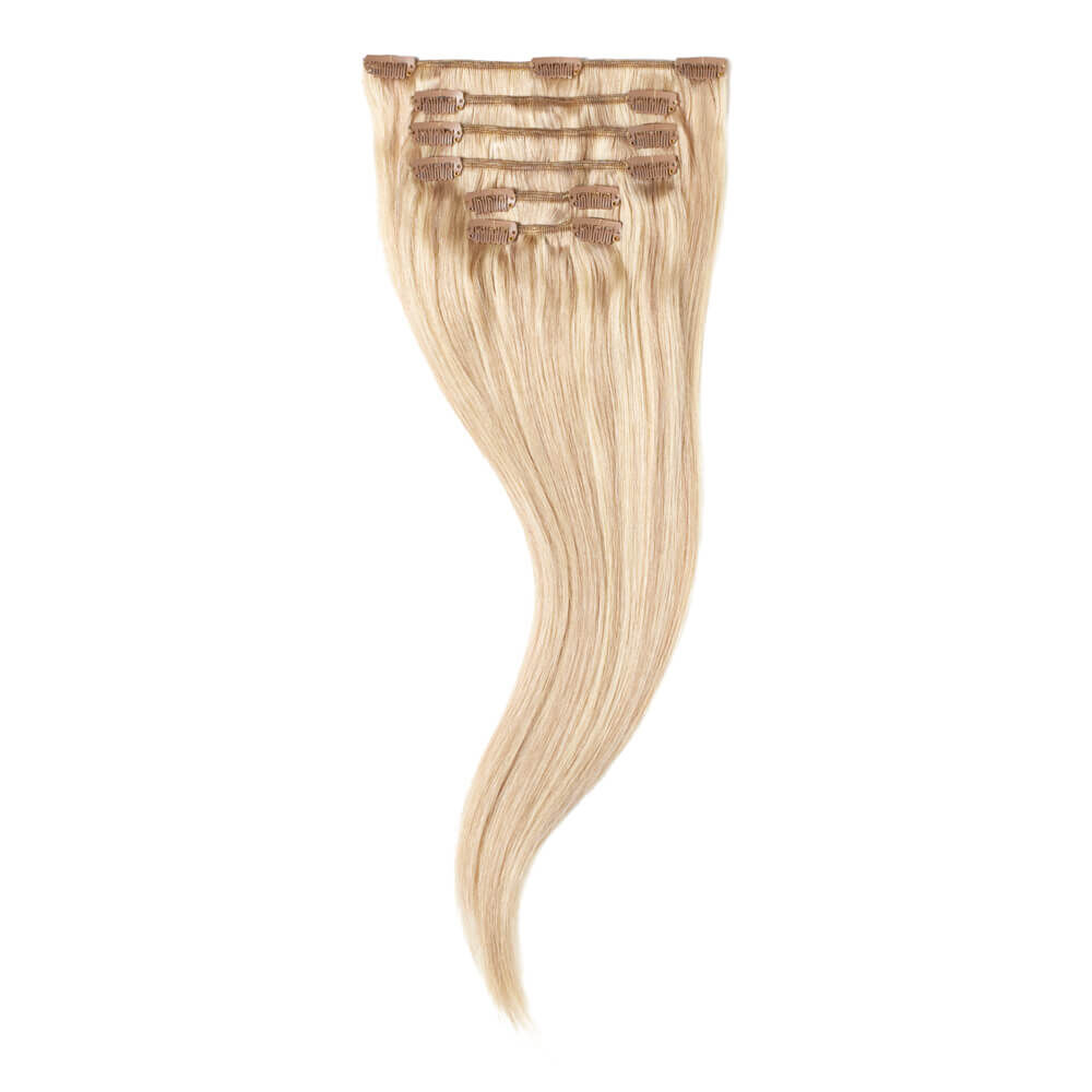 Wildest Dreams 100 Human Hair Clip In Extensions Half Head 18 inch 52g 18 22 Medium Blonde Human Hair Extensions Sally Beauty
