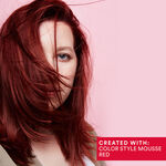 Indola Color Style Mousse Temporary Hair Colour - Red 200ml
