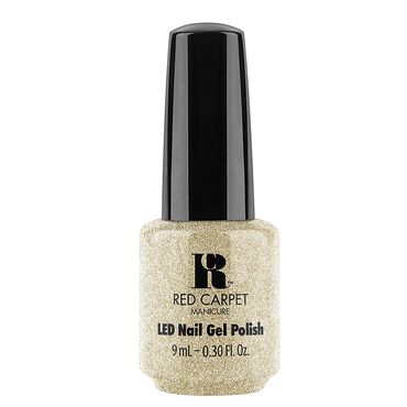 Red Carpet Manicure Gel Polish Fantasy Runway Collection - Gold Glitter 9ml