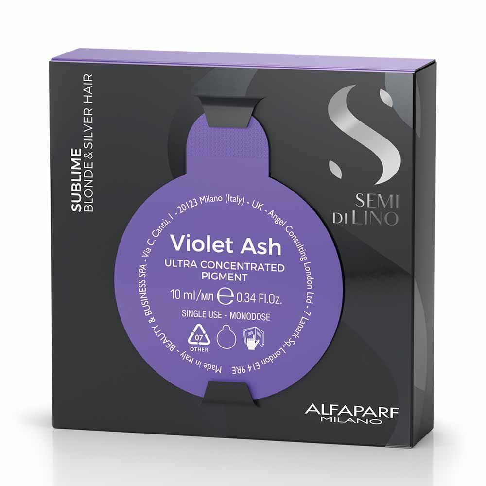 Alfaparf Milano Semi Di Lino Sublime Violet Ash Ultra Concentrated Pigment 10ml