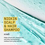 Nioxin System 1 Scalp + Hair Thickening Shampoo for Natural Hair with Light Thinning 1L