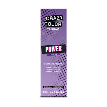 Crazy Color Power Pure Pigment Drops, Purple, 50ml