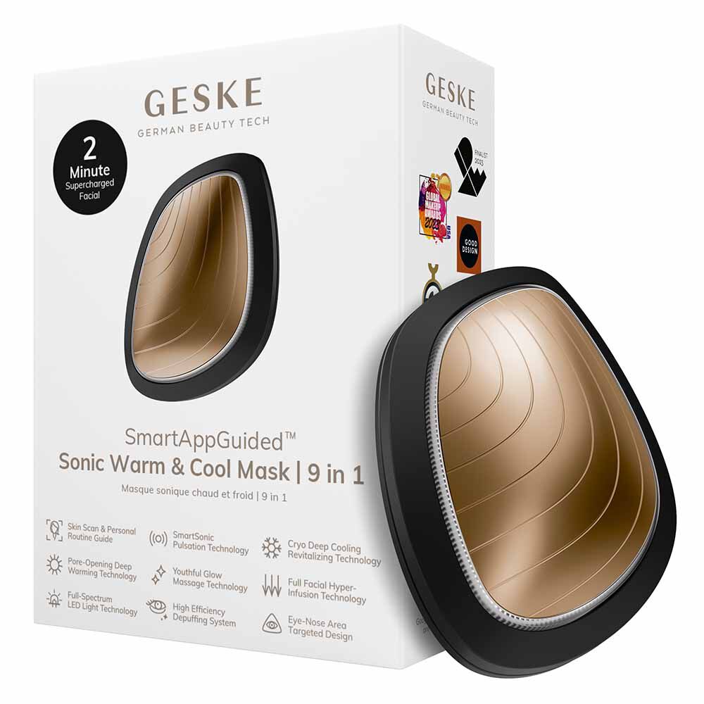 GESKE Sonic Warm & Cool Mask | 9 in 1 | Skin Care Accessories