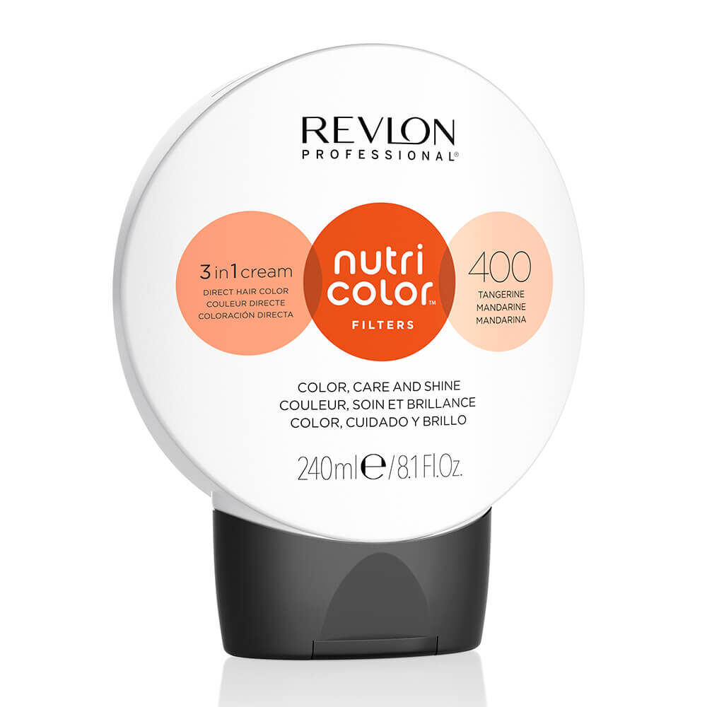 Revlon Nutri Color Filters Direct Semi-Permanent Hair Colour Mask - 400 Tangerine 240ml