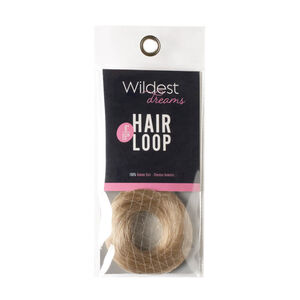 Hair loop tool. A piece of human hair is inserted as a loop into