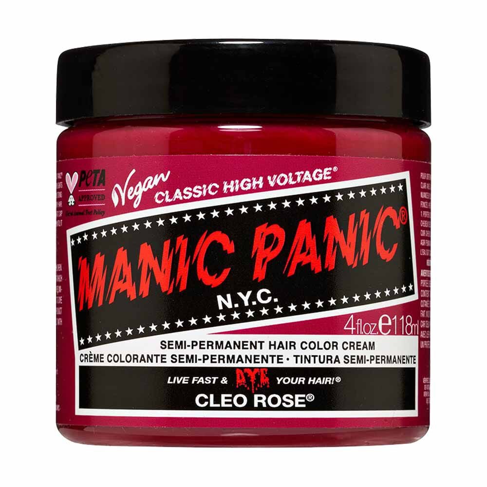 Manic Panic High Voltage Semi Permenant Hair Colour Cream - Cleo Rose 118ml