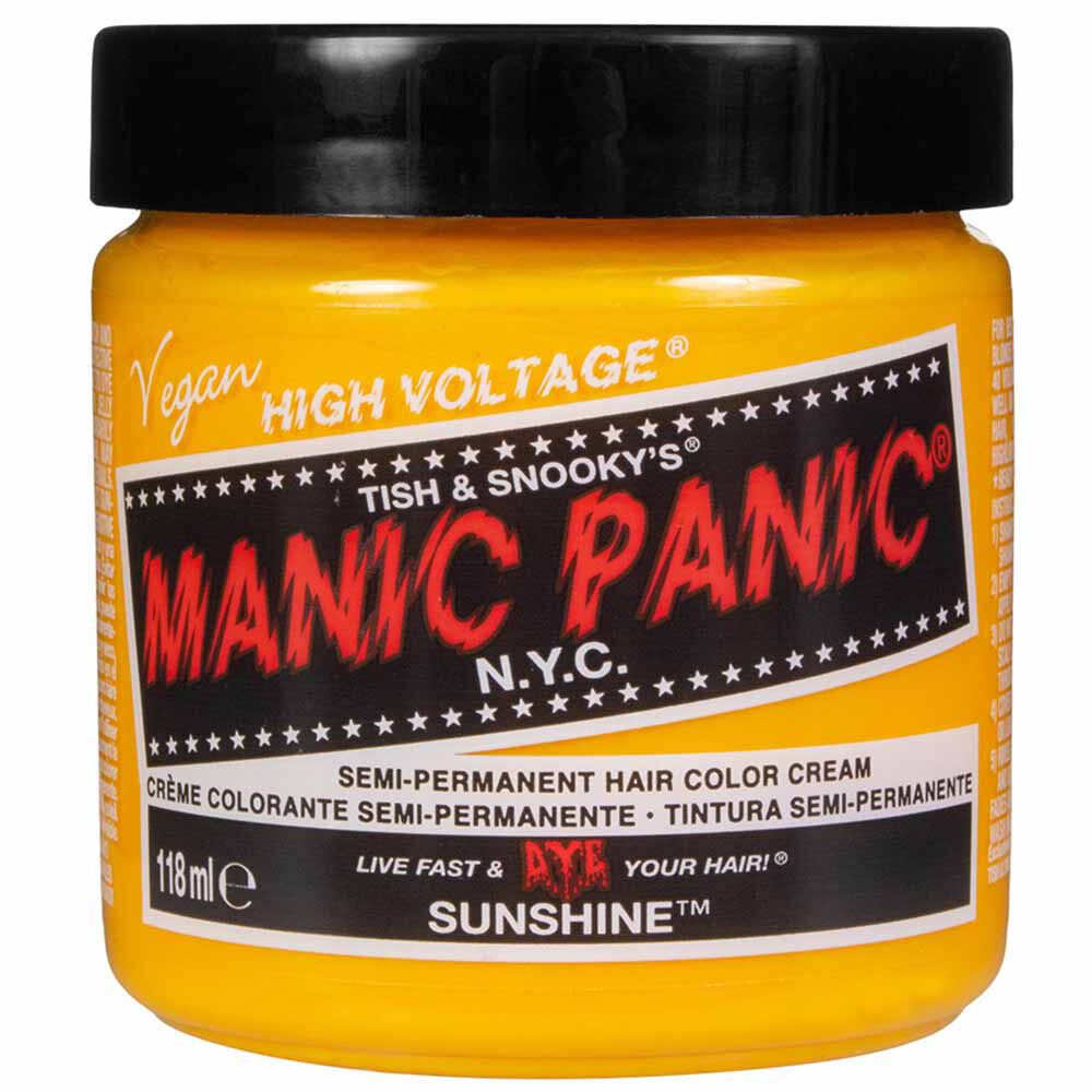 Manic Panic High Voltage Semi Permenant Hair Colour Cream - Sunshine 118ml