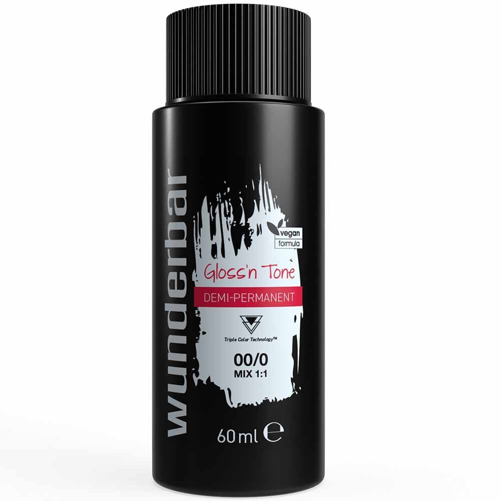 Wunderbar Gloss'n Tone Demi-Permanent Colour Liquid 00/0 Clear 60ml