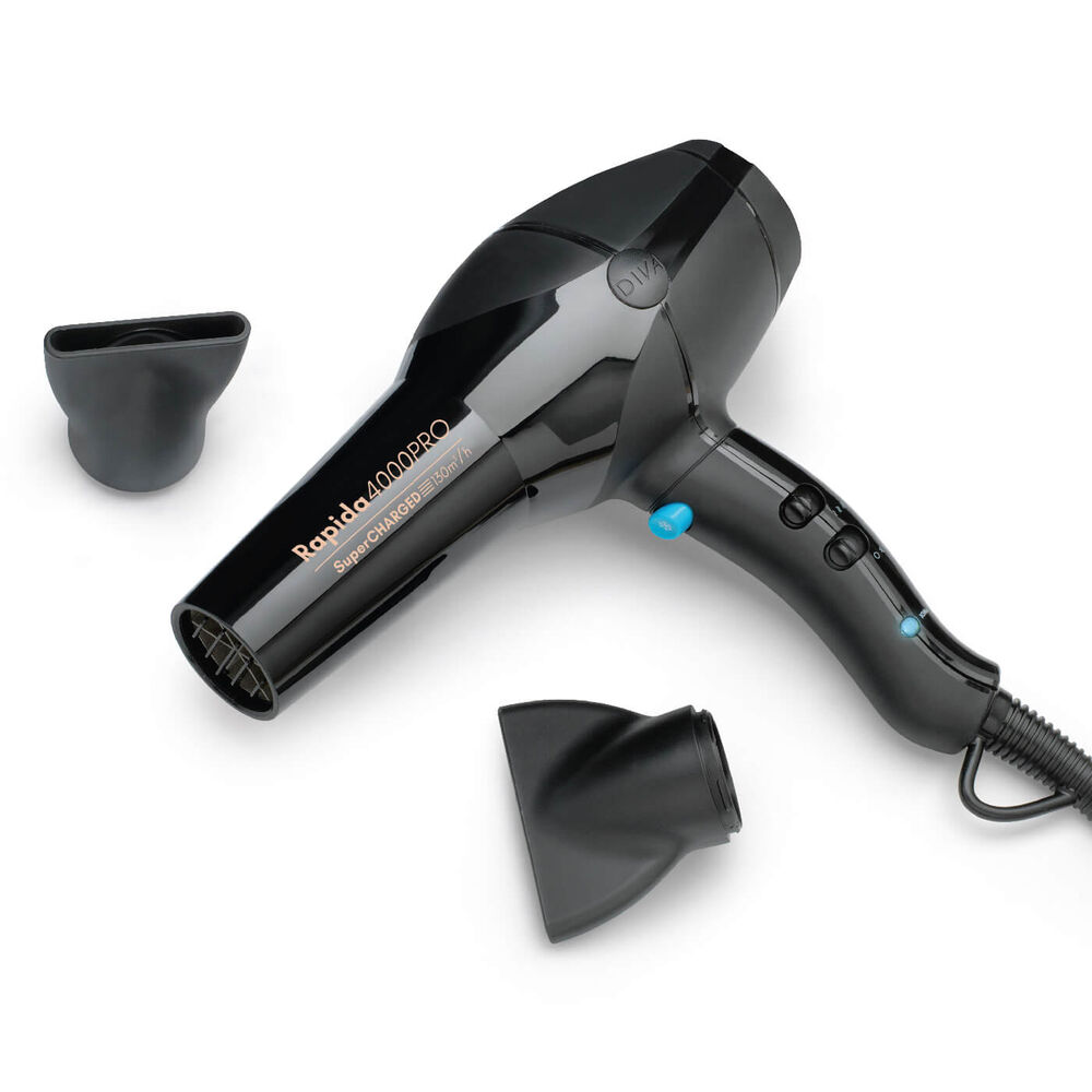 Diva Pro Styling Rapida 4000 Pro Hair Dryer Onyx | Hair Dryers | Sally  Beauty