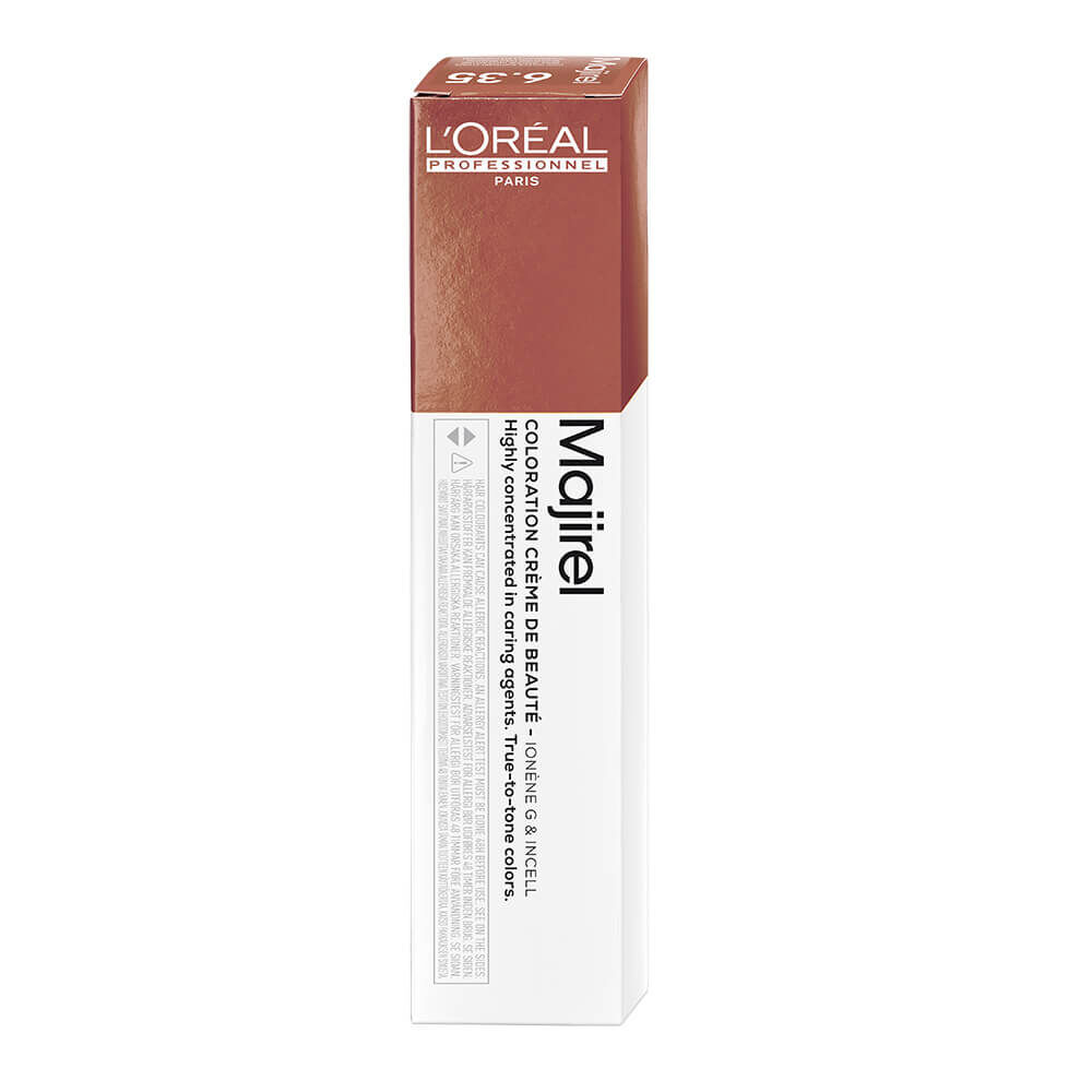 L'Oréal Professionnel Majirel Permanent Hair Colour - 5.32 Light Golden Iridescent Brown 50ml
