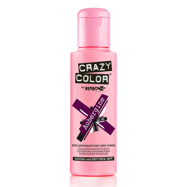 Crazy Color Crazy Color Semi Permanent Hair Colour Cream - Aubergine 100ml