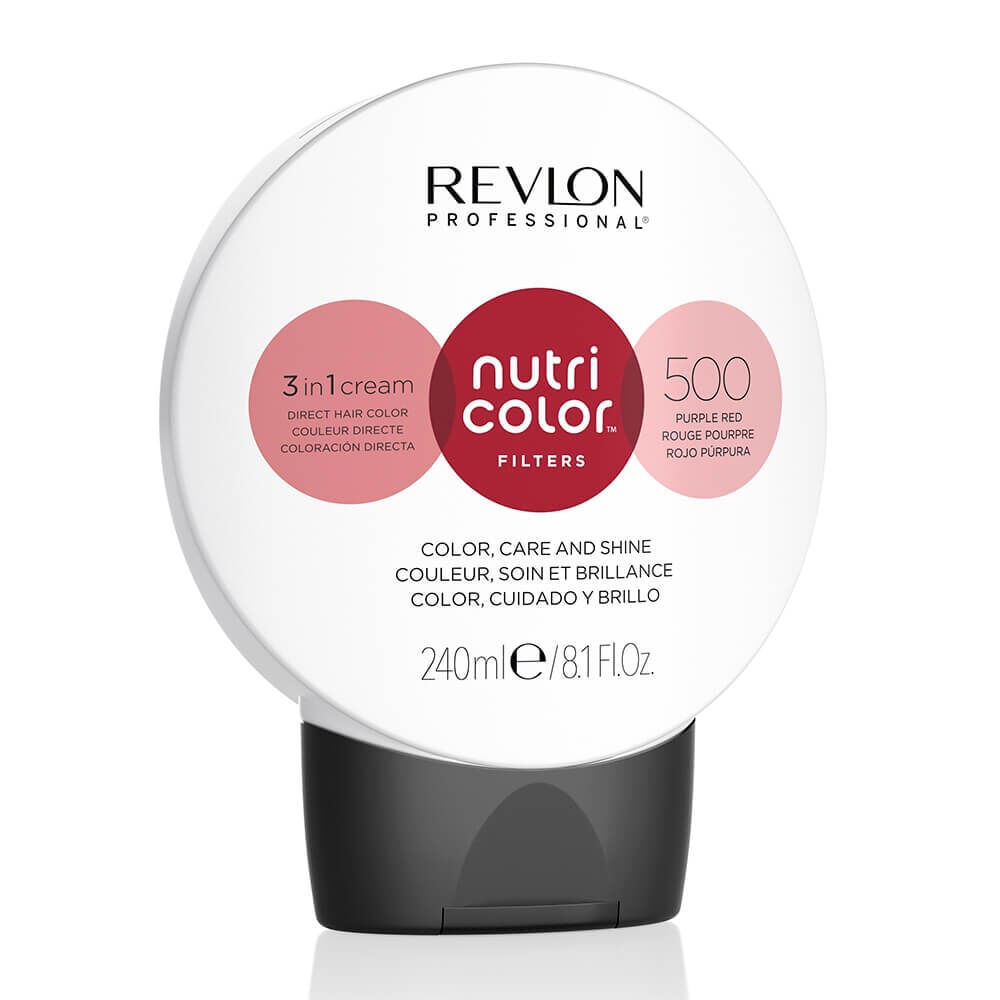 Revlon Nutri Color Filters Direct Semi-Permanent Hair Colour Mask - 500 Purple Red 240ml