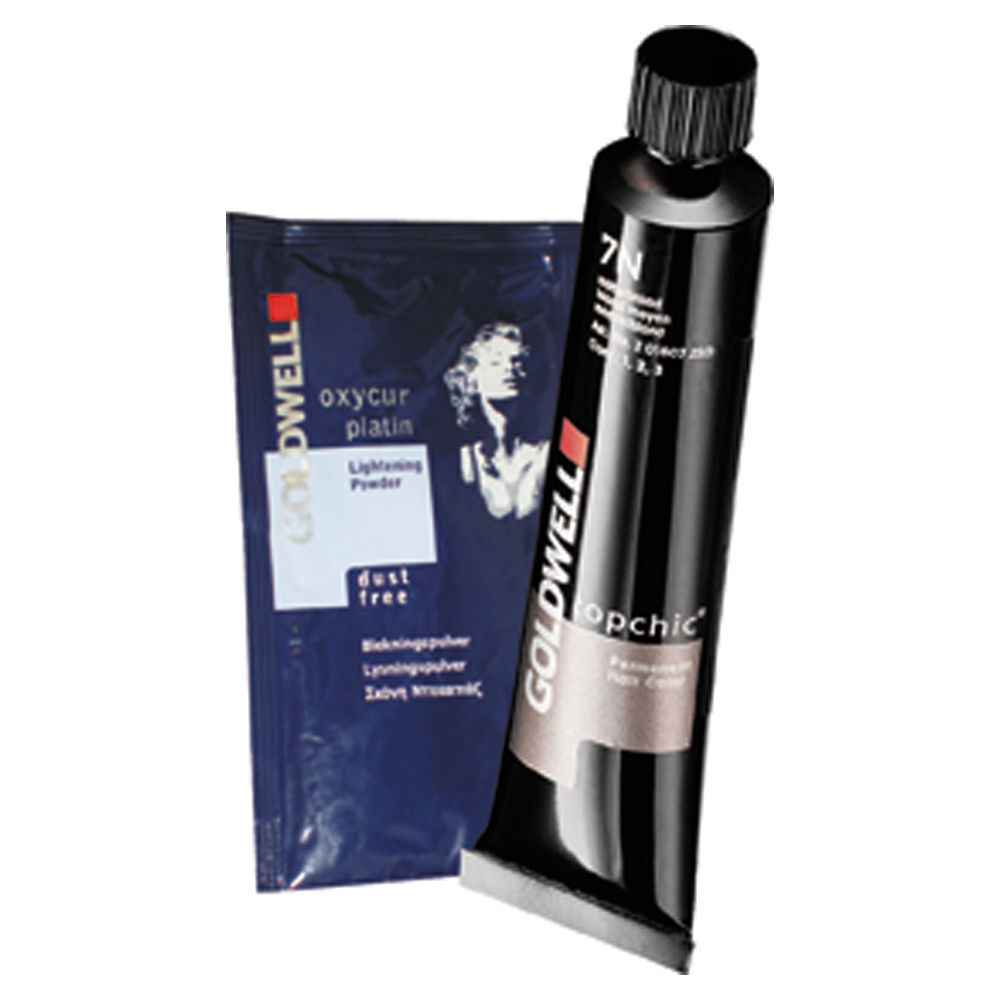 Goldwell Topchic Permanent Hair Colour - 7A Medium Ash Blonde 60ml