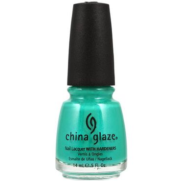 China Glaze Nail Lacquer - Turned Up Turquoise 14ml