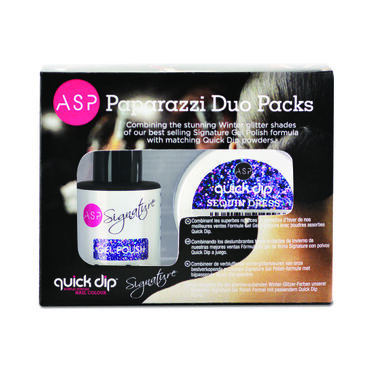 ASP Signature & Quick Dip Paparazzi Collection Duo Pack Sequin Dress 14ml & 14g