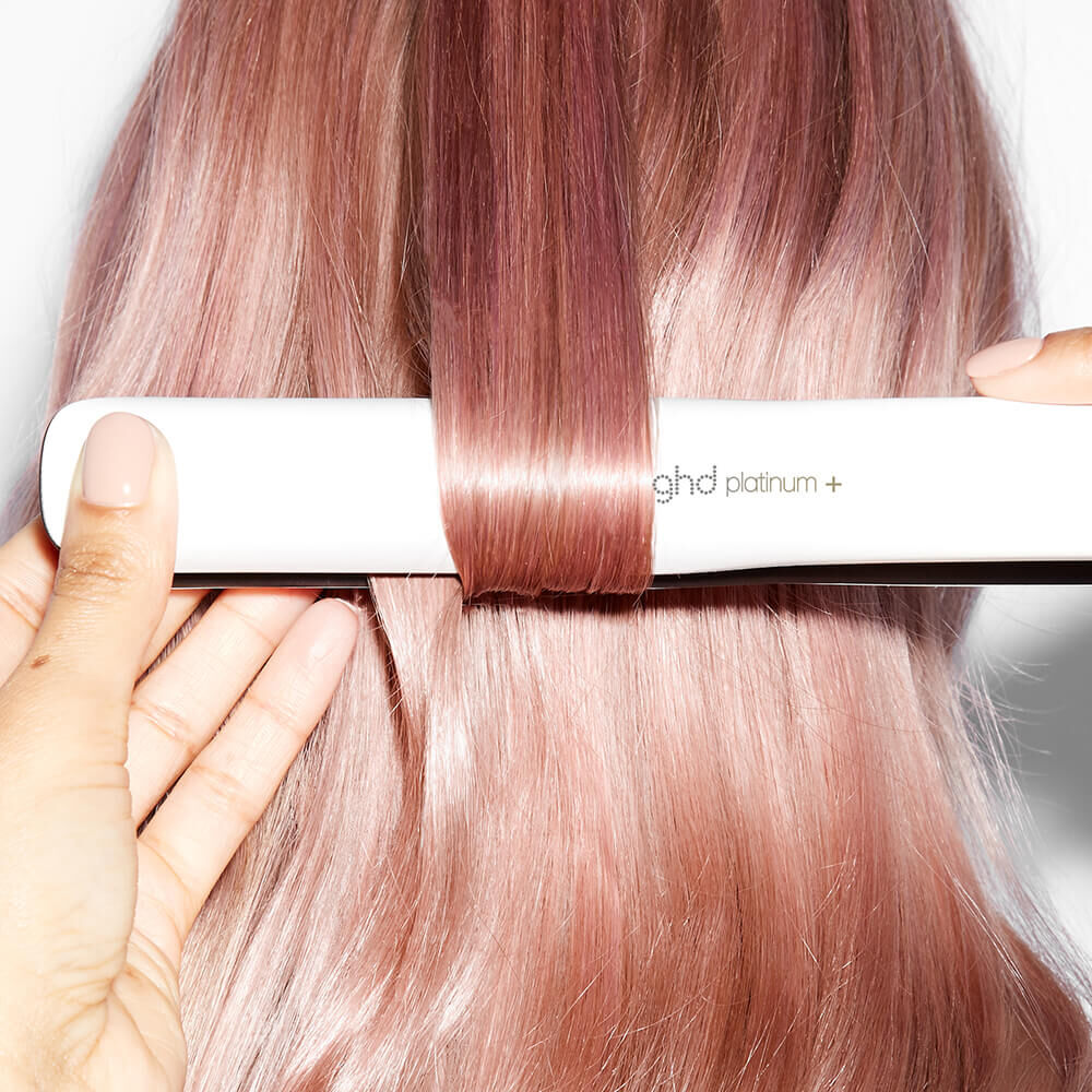 ghd Platinum+ Hair Straightener, White | Hair Straighteners & Hair ...