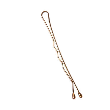 Crewe Orlando 2 Inch Wavy Hair Grips Brown Pack of 500