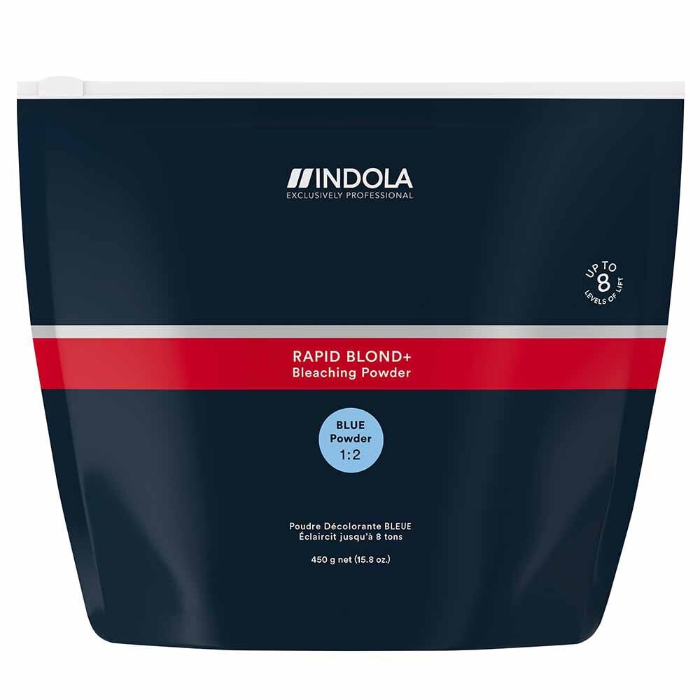Indola Rapid Blonde Bleaching Powder, Blue 450g