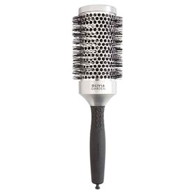 Olivia Garden Essential Blowout Classic Silver Round Hair Brush 55mm
