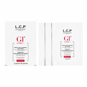L.C.P Professionnel Paris Global + Hydrogel Anti-wrinkle eye patches, Pack of 3