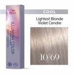 Wella Professionals Illumina Color Permanent Hair Colour - 10/69 Lightest Violet Cendre Blonde 60ml