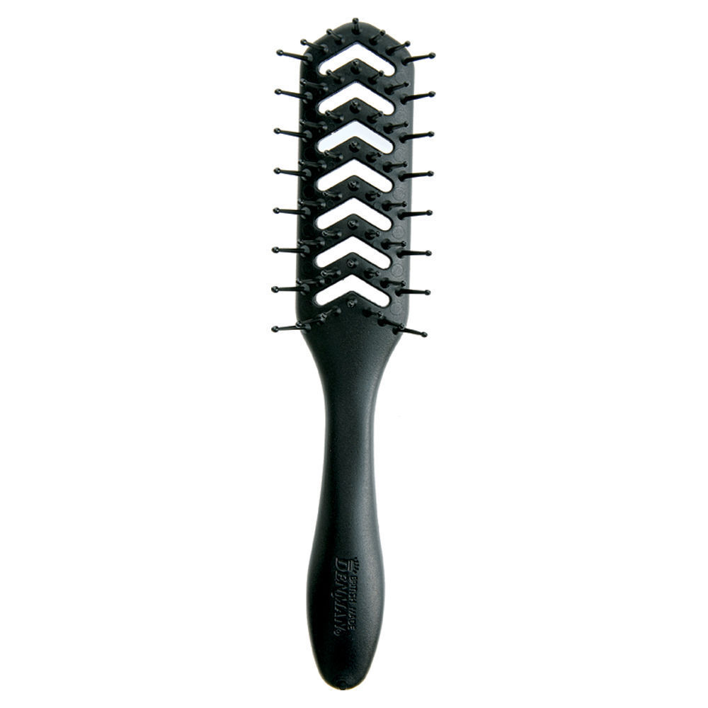 Denman D200 Black Vent Brush Professional Hair Brushes Combs