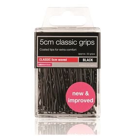 Salon Services Classic 5cm Hair Grips, Black, Pack of 50