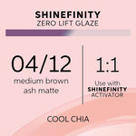 Wella Professionals Shinefinity Zero Lift Glaze - 04/12 Matte Medium Blonde 60ml