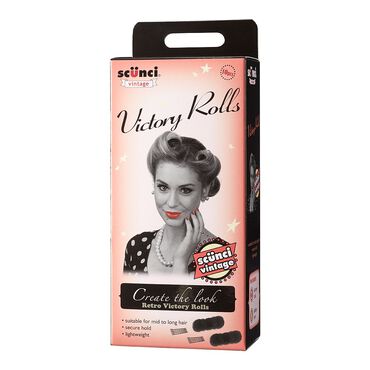 Scunci Vintage Victory Rolls