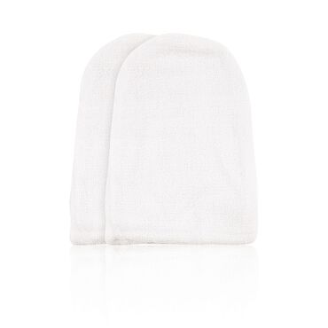 Salon Services Cotton Mitts No Thumb White One Pair