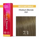 Wella Professionals Color Touch Demi-Permanent Hair Colour - 7/1 Medium Blonde Ash 60ml