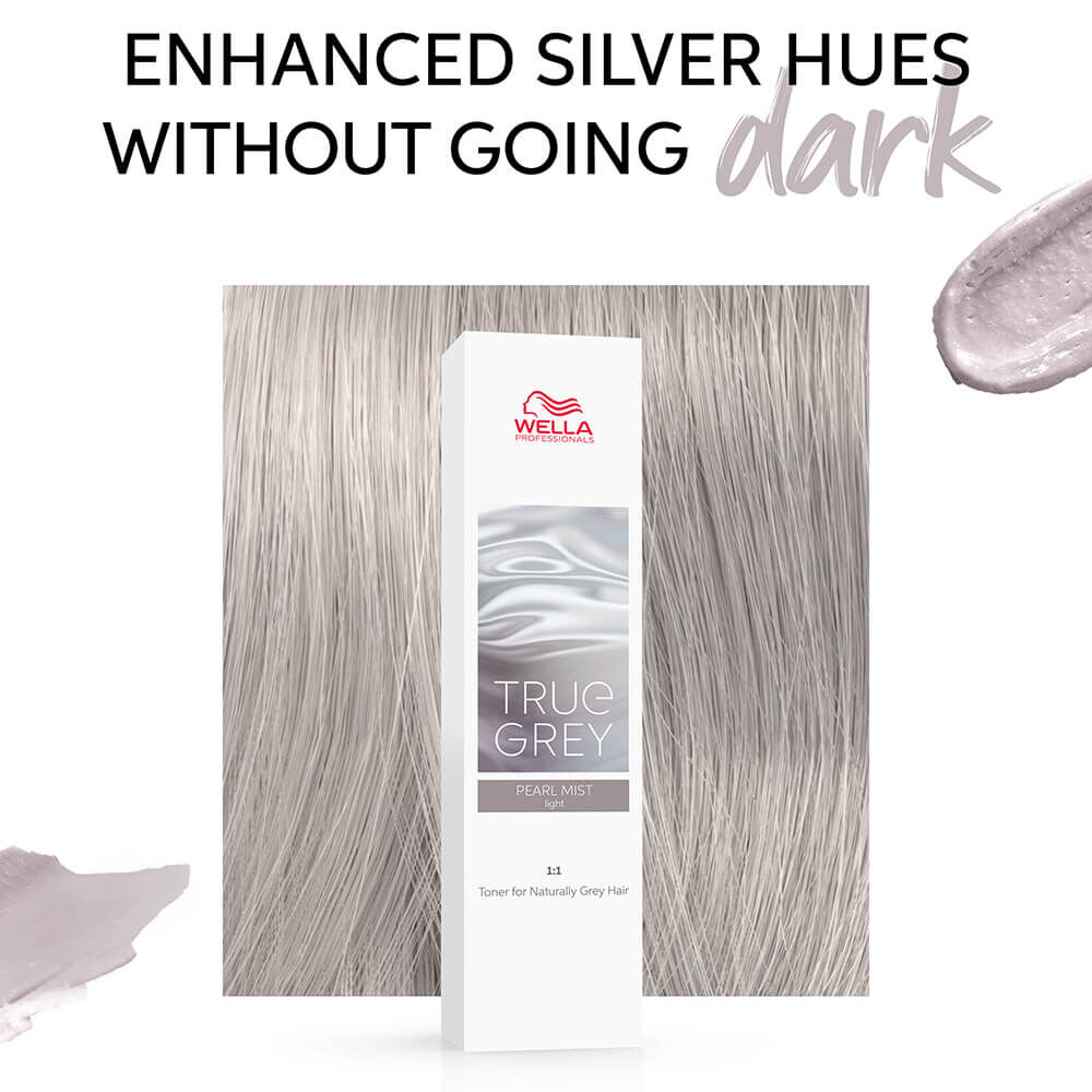 Wella True Grey Cream Toner Pearl Mist Light 60ml Semi/Demi