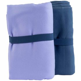 S-PRO Towels Lilac & Navy Blue, Pack of 2