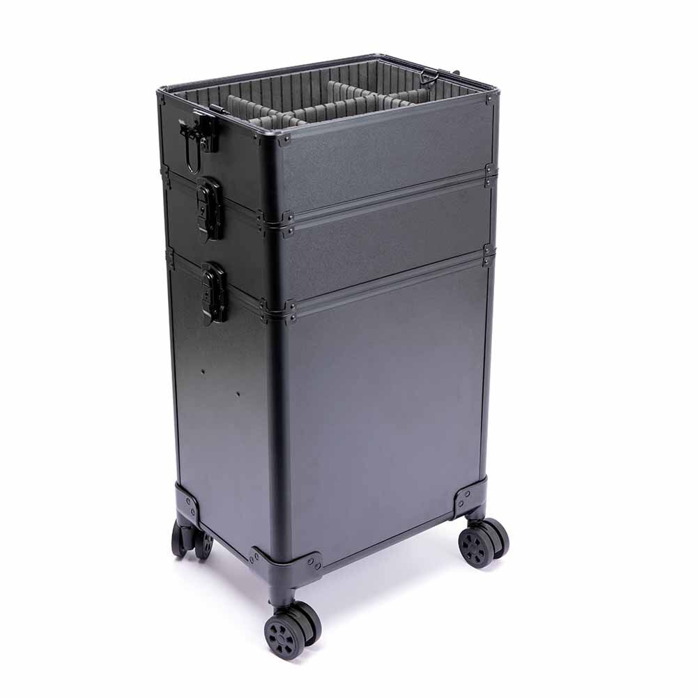 Case Note Trolleys S-PRO Memphis Trolley Case Black | Trolleys | Sally Beauty