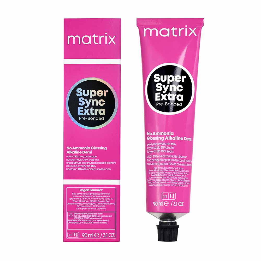 Matrix Super Sync Extra Pre-Bonded Toner Hair Colour - 10NNG Extra Light Blonde Extra Neutral Gold 90ml