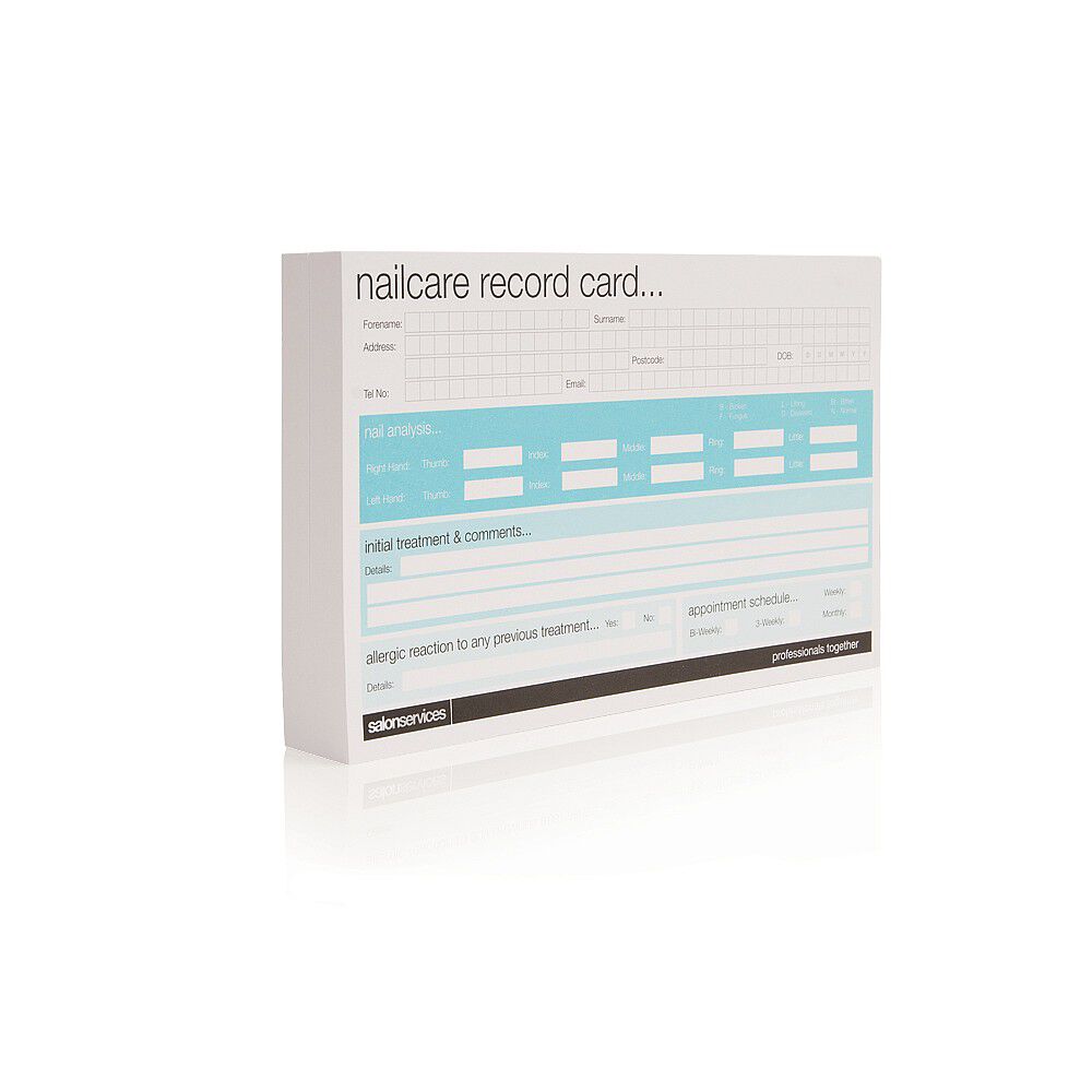 Salon Services Nail Care Appointment Card 50 Pack