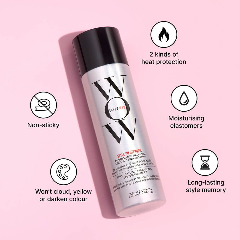 美容液 WOW 250 Color Wow Style on Steroids Color-Safe Texturizing Spray 250ml