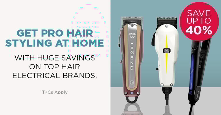 Save up to 40% on hair electircals
