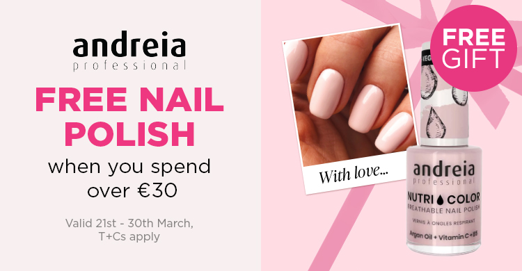 Get a free Nail polish when you spend €30 this Mothers day