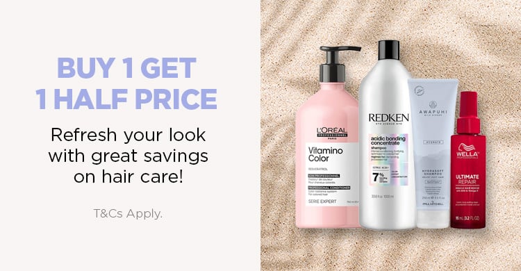 Save up to 25% on selected haircare lines