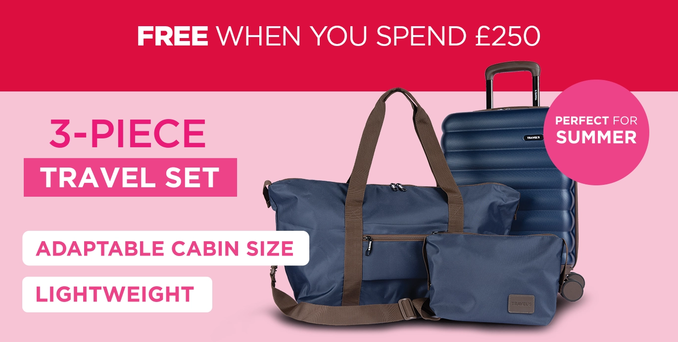 Free Travel Set When You Spend £250