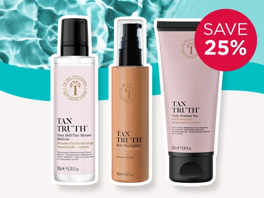 Save 25% on Tantruth Tanning products 