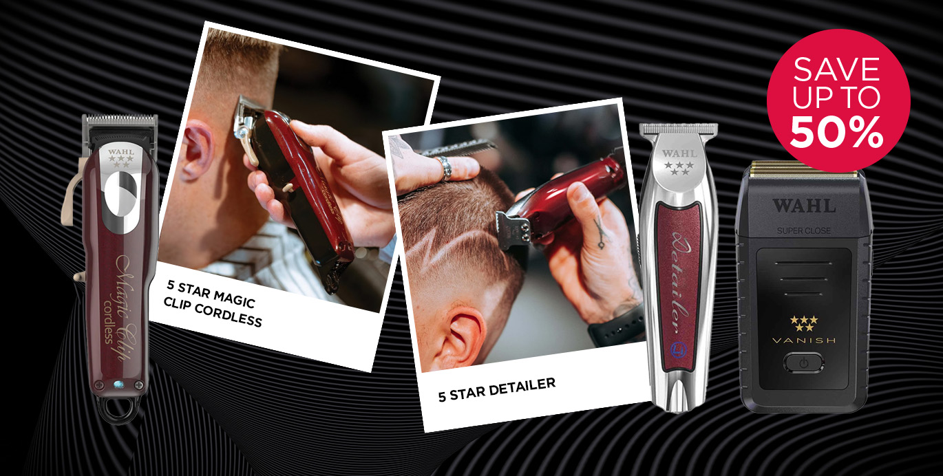 Save up to 50% on selected WAHL products. 