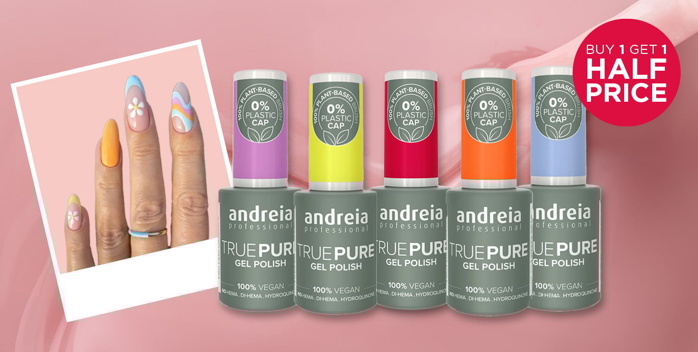 Buy 1 get 1 Half Price on Selected Andriea Professional Lines