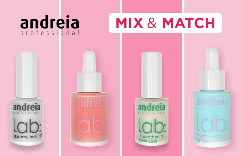 Buy 1 Get 1 Half Price on Andreia Nail Care.
