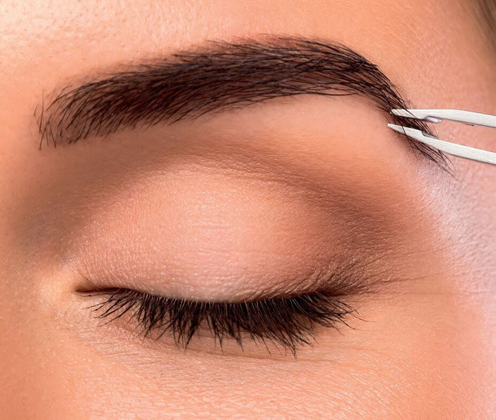 how to tint eyelashes to enhance the brow