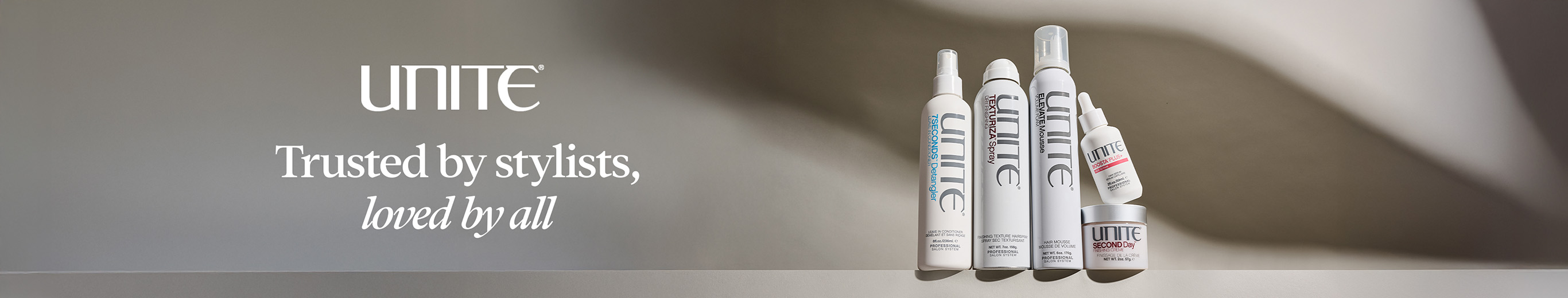 Unite Hair landing page banner Unite Hair landing page banner