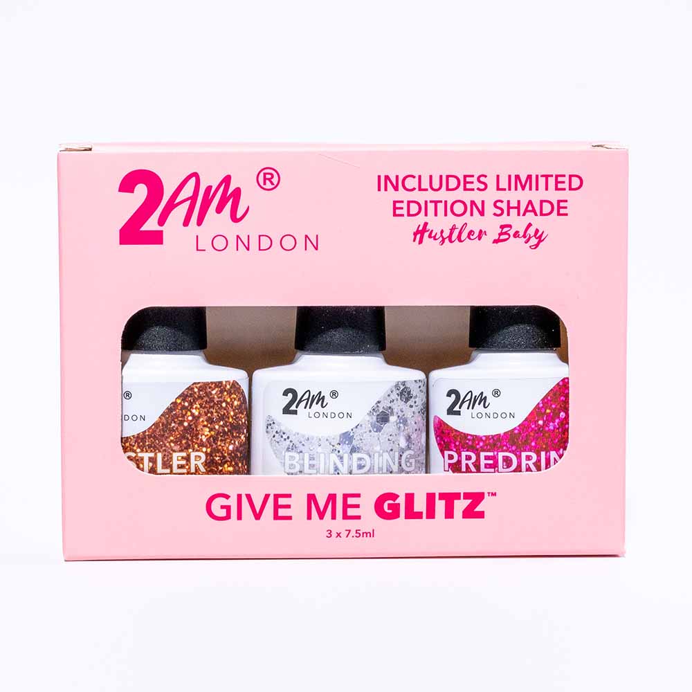 2AM London Gel Polish Give Me Glitz Trio Kit